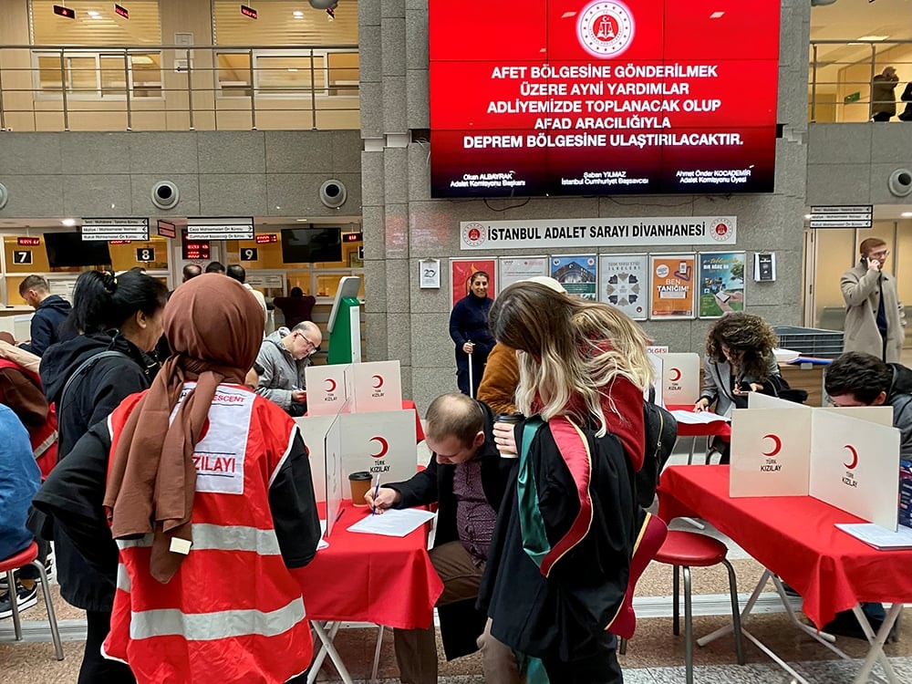 Çağlayan Adliyesi’nde Kan Bağış Noktası Kuruldu - 3