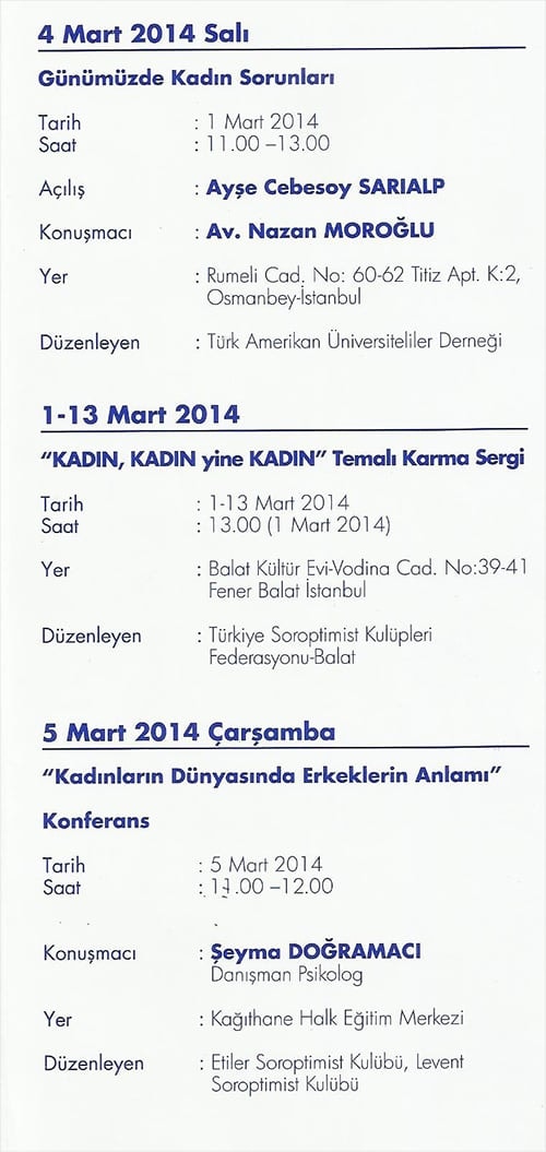 Dünya Kadınlar Günü Etkinlikleri Mart Ayı Boyunca Devam Etti  - 21