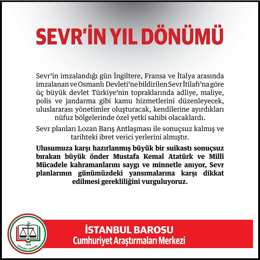 Sevr’in Yıl Dönümü - 2