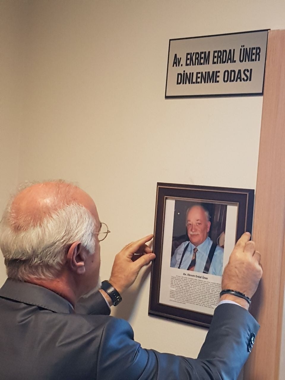 Anadolu Adalet Sarayındaki Baro Odasına “Av. Ekrem Erdal Üner Dinlenme Odası” Adı Verildi - 2