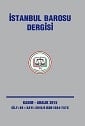 İstanbul Barosu Dergisi 2015-6 Kasım-Aralık Sayısı Çıktı 