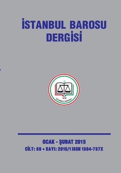 İstanbul Barosu Dergisi 2015-1 Ocak-Şubat Sayısı Çıktı

