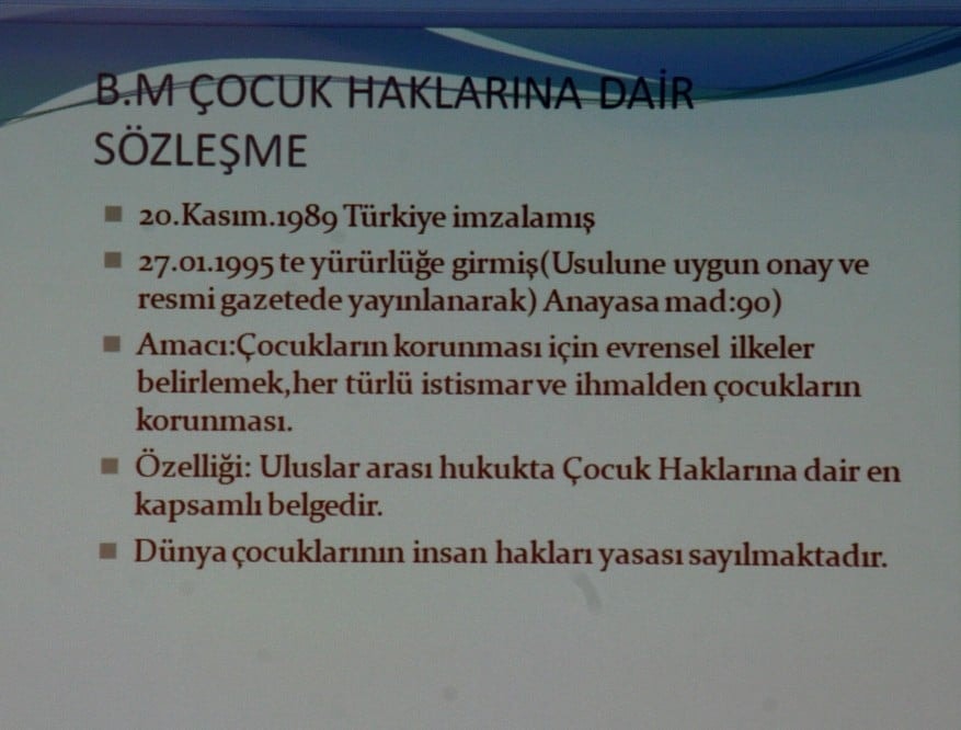 Çocuk Hukuku Konulu Eğitim Semineri - 22