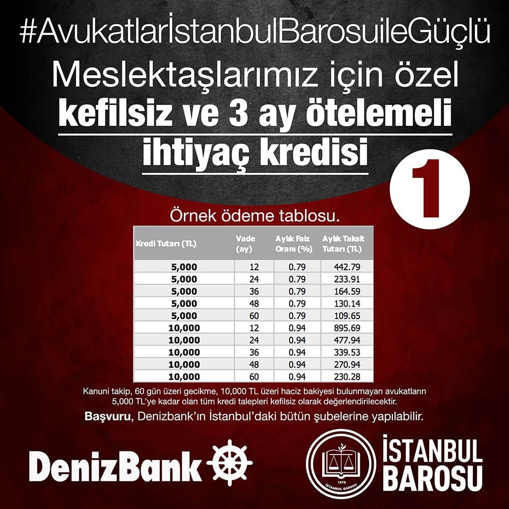 Meslektaşlarımız İçin Özel Kefilsiz ve 3 Ay Ötelemeli İhtiyaç Kredisi - 2