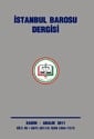 İstanbul Barosu Dergisi 2011/6 Kasım-Aralık Sayısı Çıktı