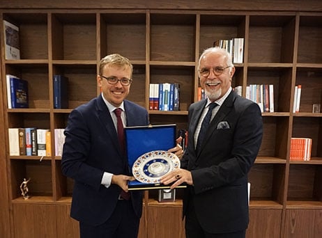 Fransa İstanbul Başkonsolosu Başkan Durakoğlu’nu Ziyaret Etti