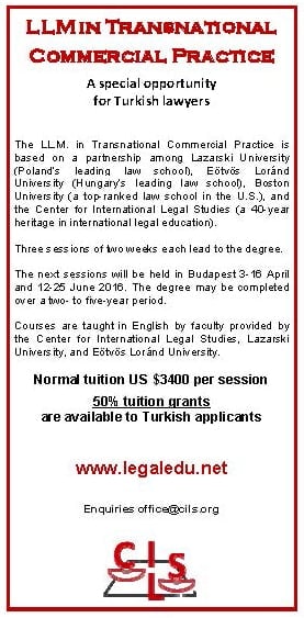 Ticaret Hukuku Ll.M. Programı