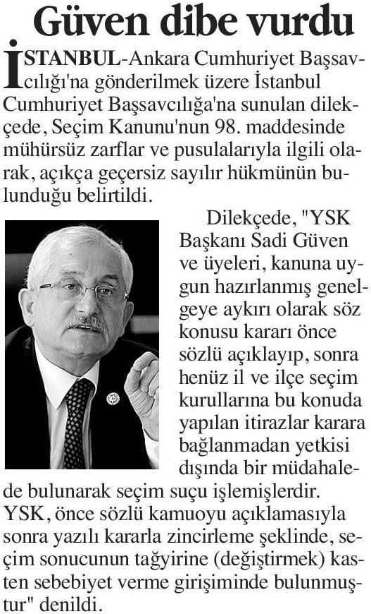 Yüksek Seçim Kurulu Başkan ve Üyeleri Hakkında Suç Duyurusunda Bulunuldu - 4