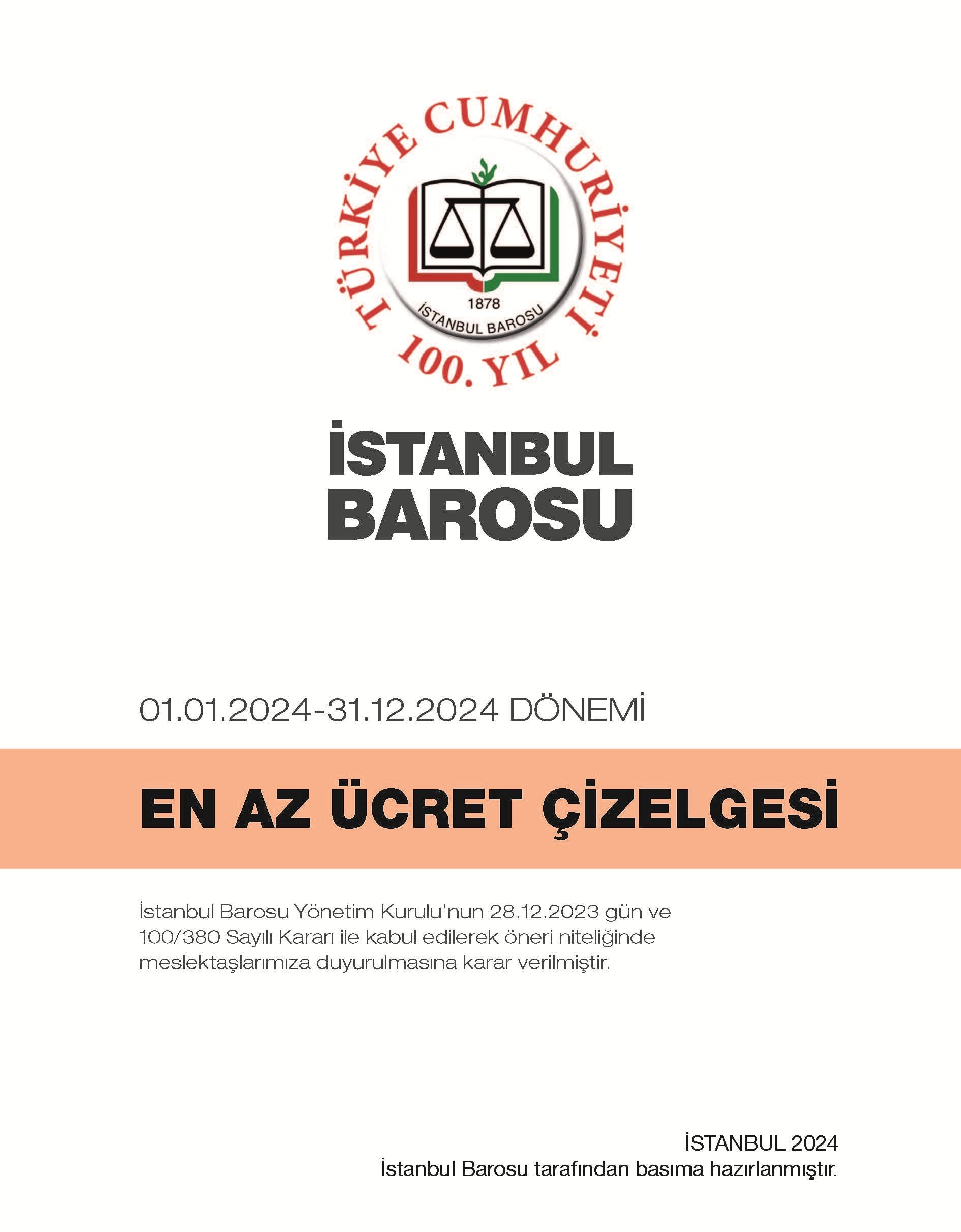 2024 yılı En Az Ücret Çizelgesi Yayınlandı - 1