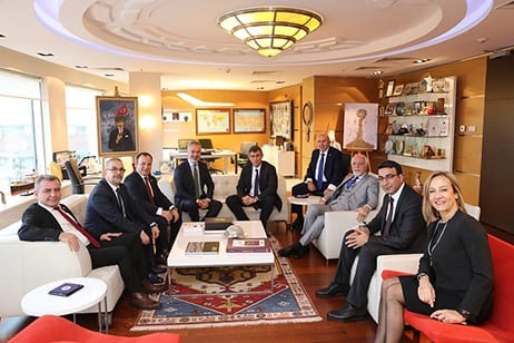 İstanbul, Muğla, Antalya, Aydın, Bingöl, Adıyaman ve Balıkesir Barosu Başkanlarından Feyzioğlu’na Ziyaret
