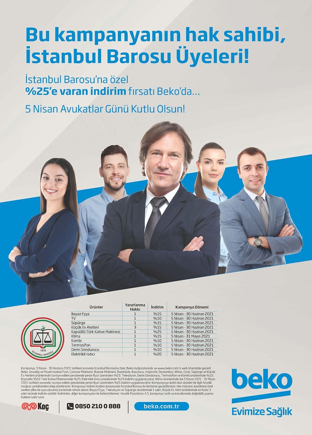 Arçelik  ve Beko'dan İstanbul Barosu'na Özel %25'e Varan İndirim Fırsatları! - 3