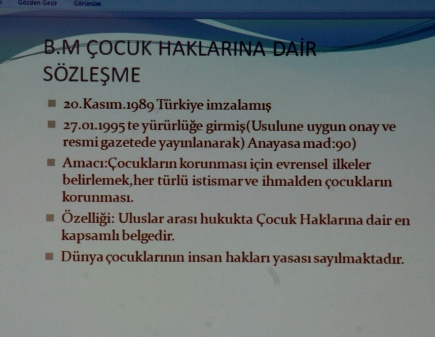 Çocuk Hukuku Konulu Eğitim Semineri - 24
