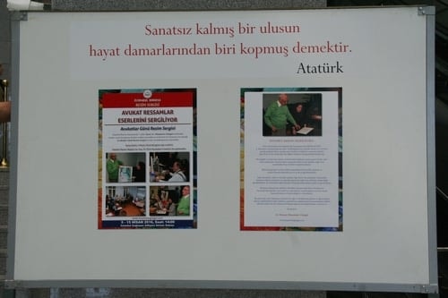 Avukatların Resim Çalışmaları Sergilendi
 - 61