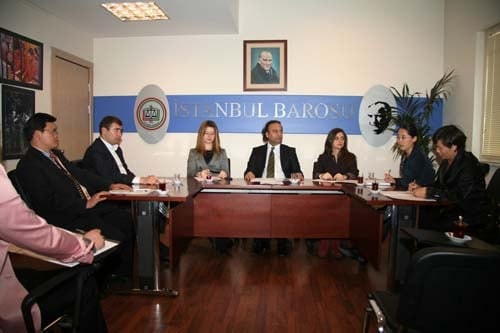 Çin Halk Cumhuriyeti  Hangzhou Kentinden Hukukçular Baromuzu Ziyaret Ettiler

 - 1