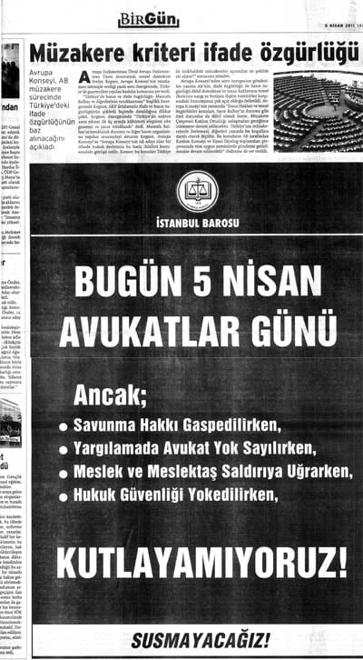 Avukatlar Gününü Kutlamıyoruz - 12