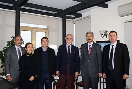 Sosyal-İş Sendikası Genel Başkanı Ebetürk ve Beraberindekiler  Baromuzu Ziyaret Etti 