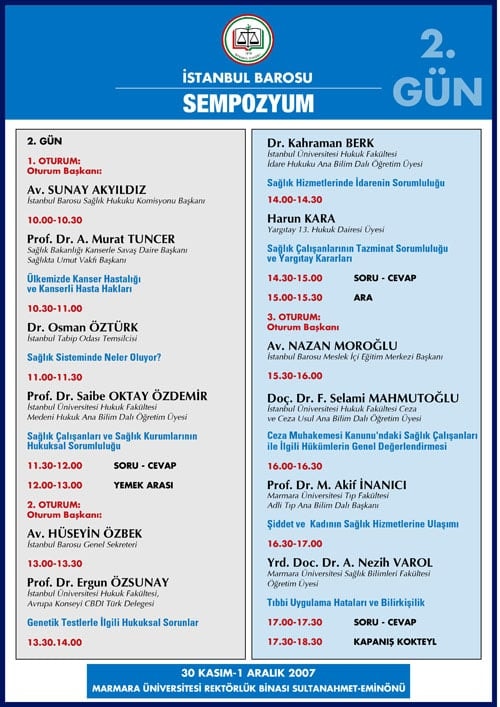 3. Ulusal Sağlık Hukuku Sempozyumu - 4