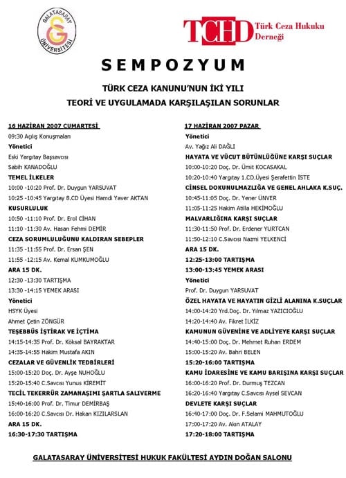 Türk Ceza Kanununun Teori Ve Uygulamada İki Yılı