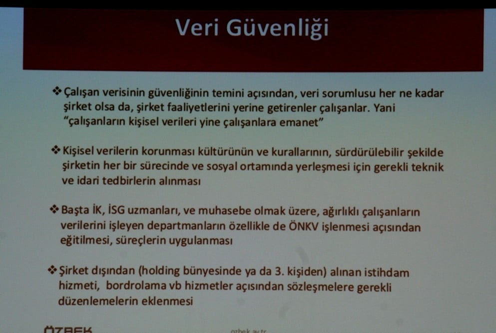 Uygulama İçin Kişisel Verilerin Korunması - 50
