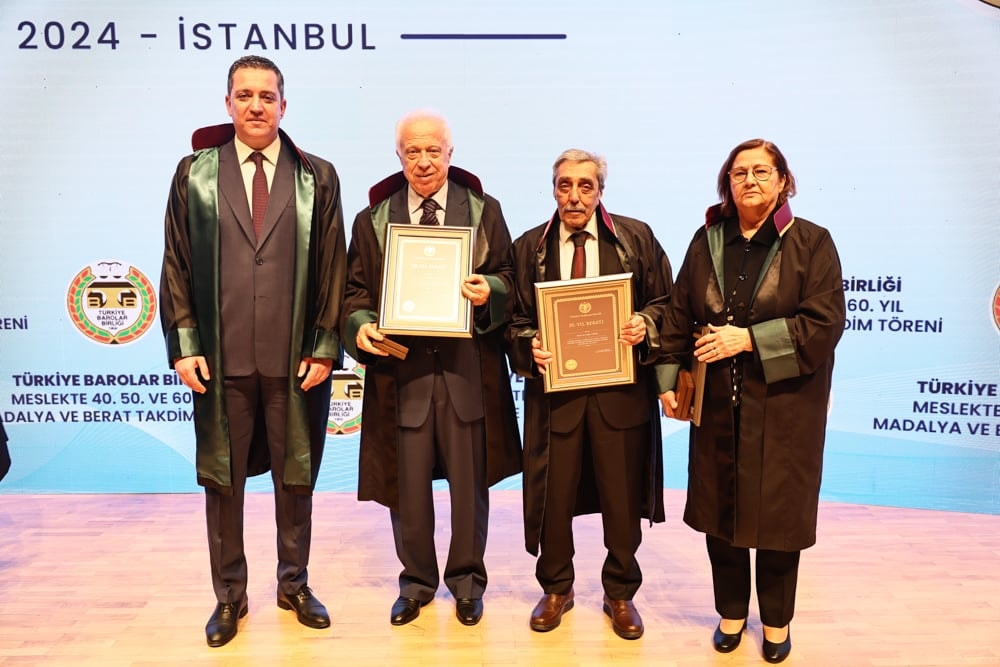 Meslekte 40, 50 ve 60 Yılını Dolduran Meslektaşlarımıza Plaket Verildi - 101
