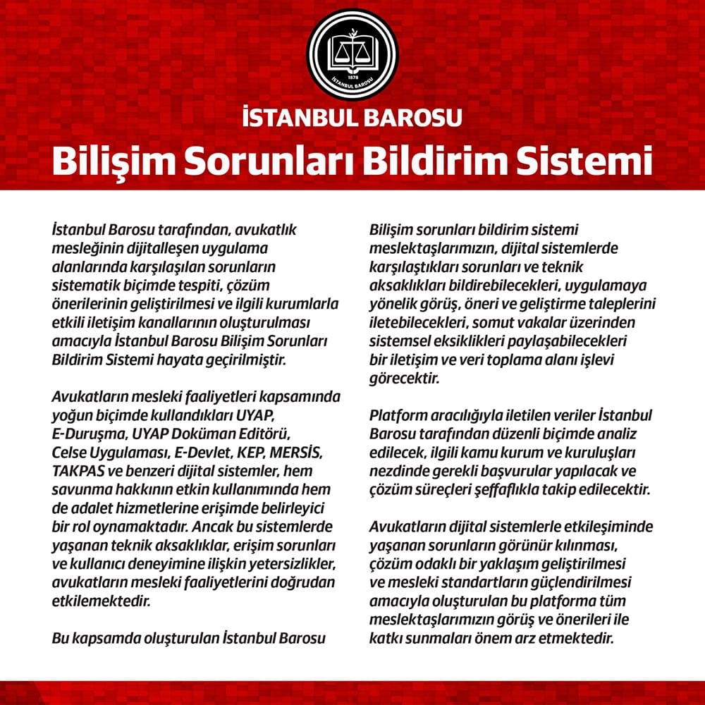 Bilişim Sorunları Bildirim Sistemi