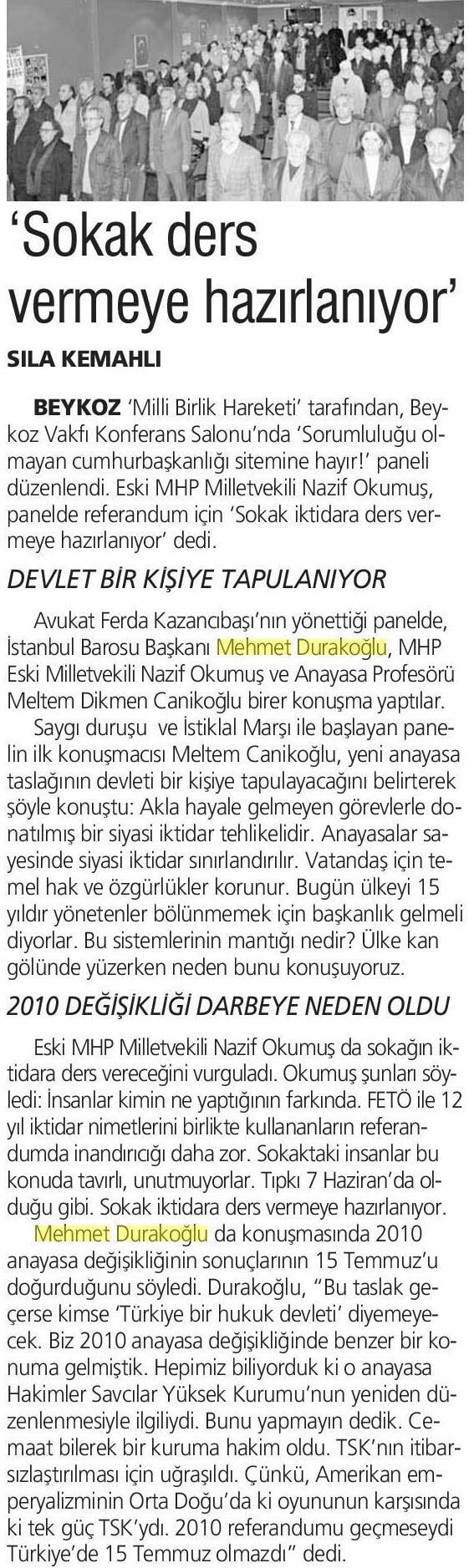 Referandum Sürecinde İstanbul Barosu - 2