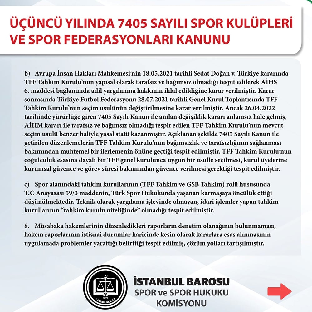 Üçüncü Yılında 7405 Sayılı Spor Kulüpleri Ve Spor Federasyonları Kanunu Konferansı Sonuç Raporu - 4