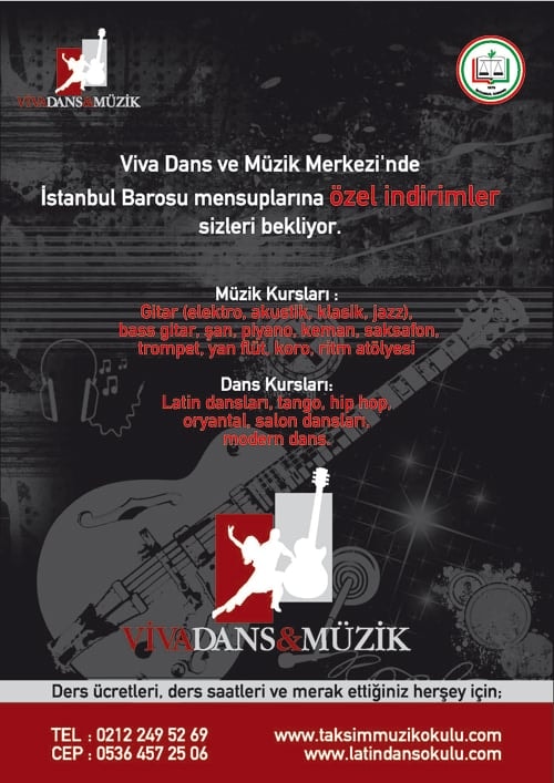 İstanbul Barosu Mensuplarına İndirimli Dans Dersleri
 - 1