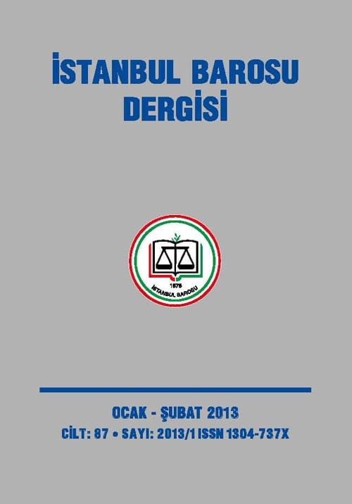İstanbul Barosu Dergisi 2013-1 Ocak-Şubat Sayısı Çıktı

 - 1