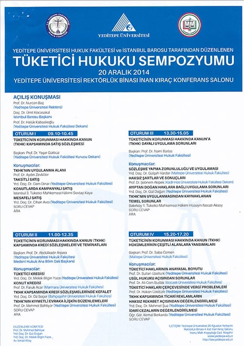 Tüketici Hukuku Sempozyumu