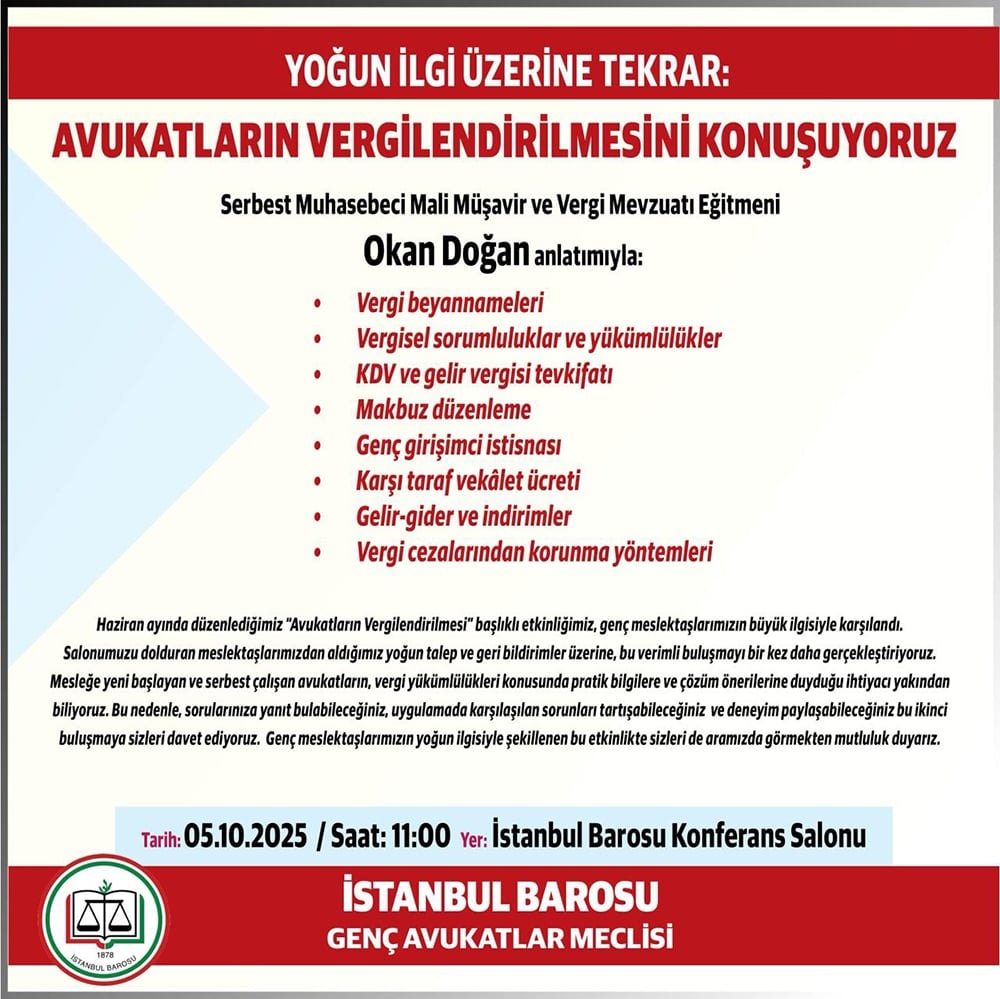 Avukatların Vergilendirilmesini Konuşuyoruz