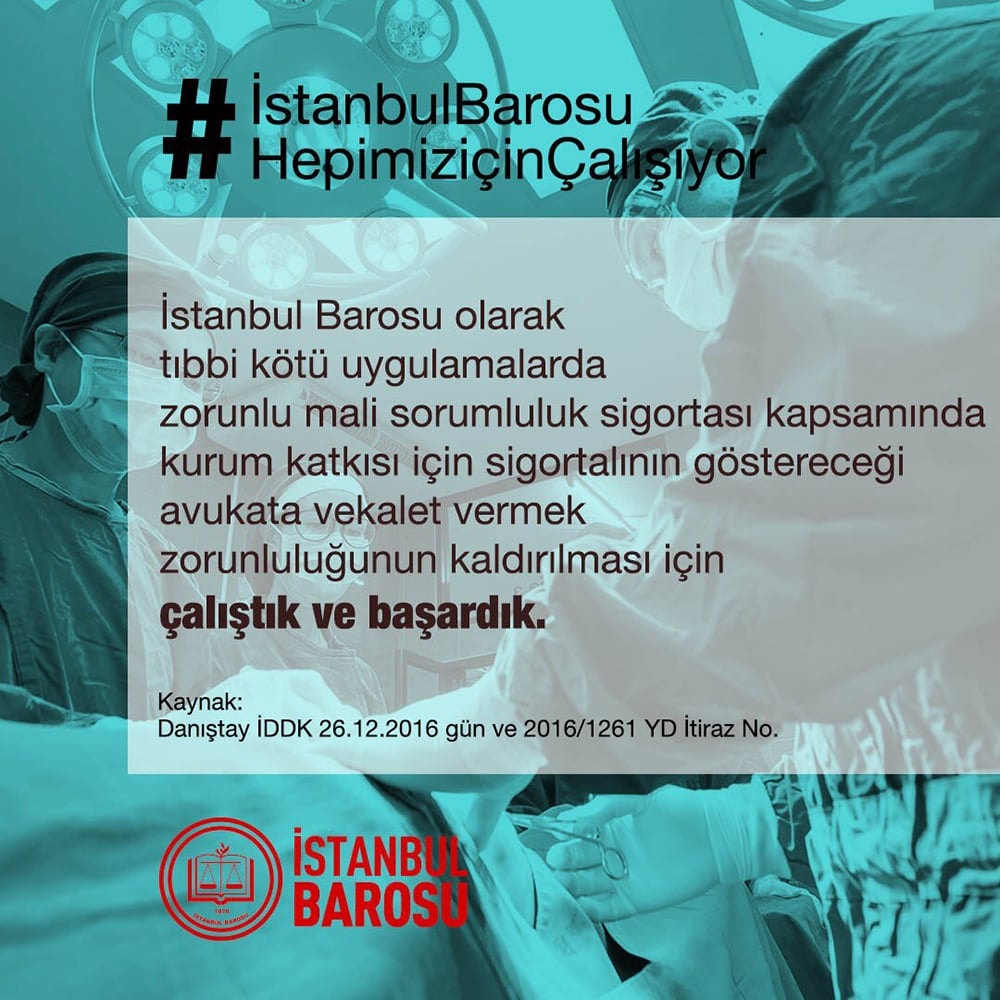 #İstanbulBarosuHepimiziçinÇalışıyor