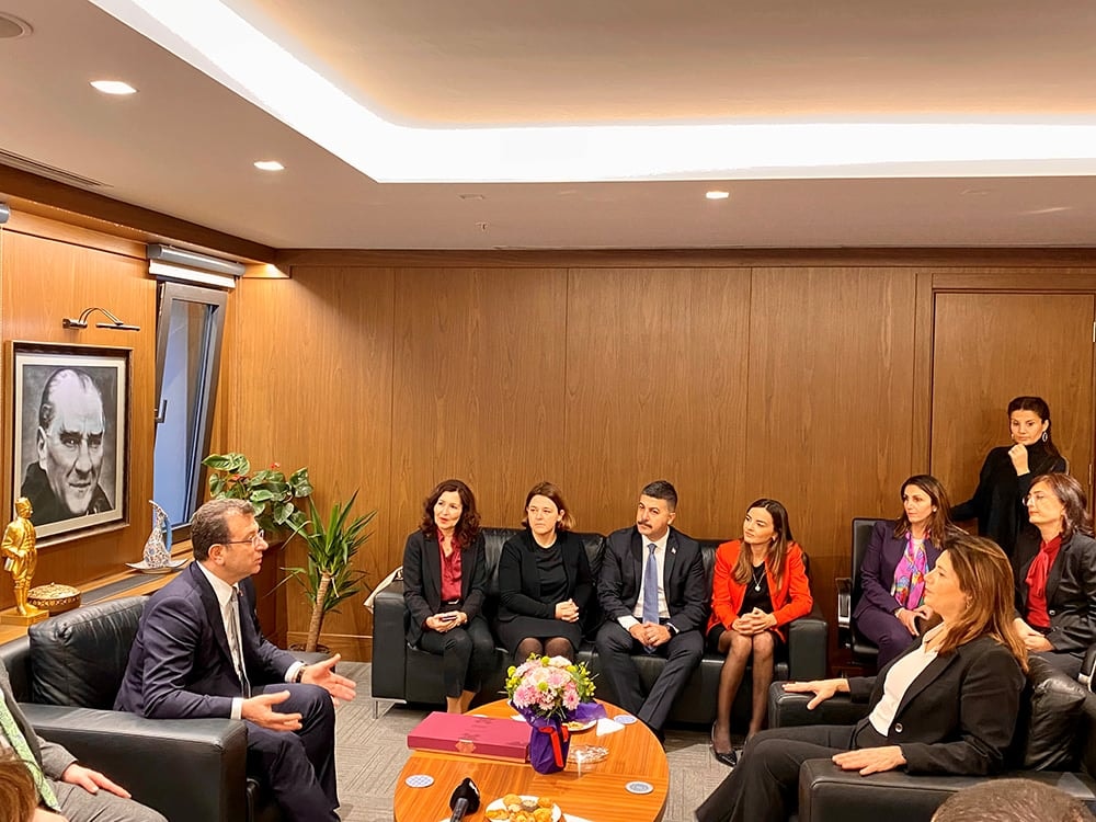 İBB Başkanı Ekrem İmamoğlu’ndan İstanbul Barosu’na Ziyaret - 3