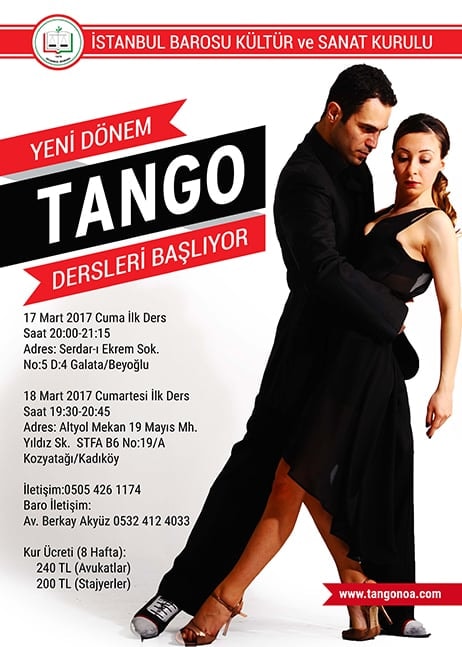 Yeni Dönem Tango Dersleri Başlıyor