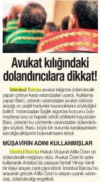 Baro, Dolandırıcılık Çetesi Hakkında Uyarıda Bulundu 
 - 14