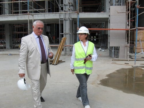 İstanbul Barosu Başkanı Av. Muammer Aydın Çağlayan Adliyesi İnşaatında İncelemelerde Bulundu - 15