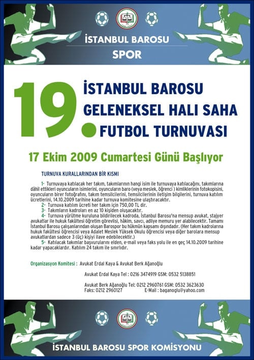 Geleneksel Halı Saha 
Futbol Turnuvası Başlıyor - 1