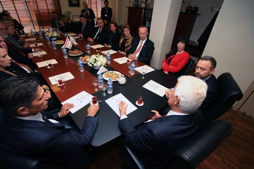 Kktc Cumhurbaşkanı Eroğlu İstanbul 
Barosunu Ziyaret Etti - 9