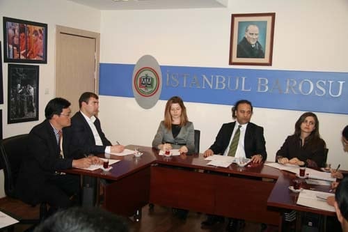 Çin Halk Cumhuriyeti  Hangzhou Kentinden Hukukçular Baromuzu Ziyaret Ettiler

 - 5