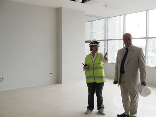 İstanbul Barosu Başkanı Av. Muammer Aydın Çağlayan Adliyesi İnşaatında İncelemelerde Bulundu - 14