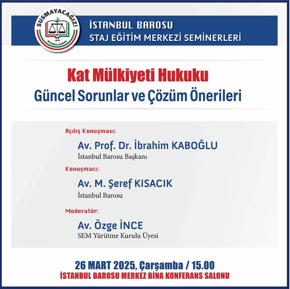 Kat Mülkiyeti Hukuku Güncel Sorunlar ve Çözüm Önerileri