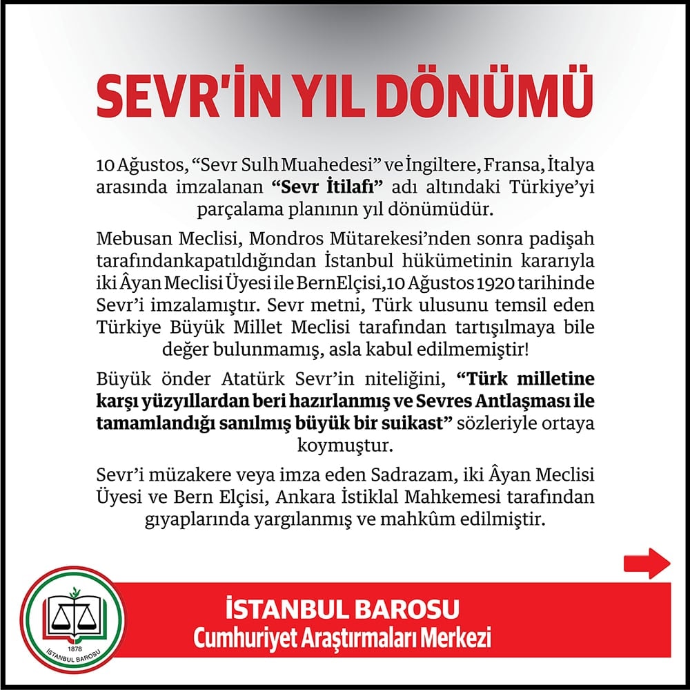 Sevr’in Yıl Dönümü - 1
