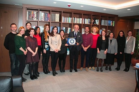 Türkiye Avrupa Forumu Üyeleri Başkan Durakoğlu’nu Ziyaret Ettiler