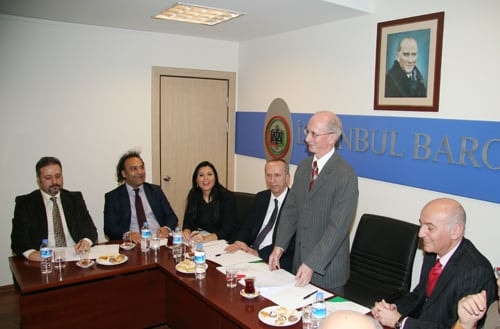 İrlanda Büyükelçisi İstanbul Barosunu Ziyaret Etti 
 - 7