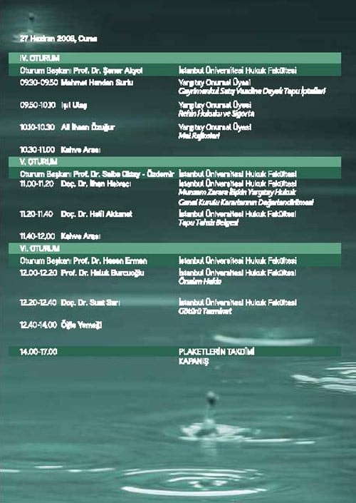 Medeni Hukuk Hocalarına Saygı Günleri - 8