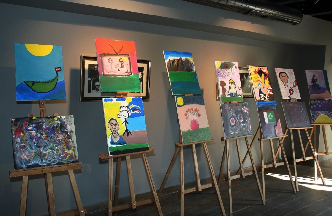 Tutukevindeki Çocukların Yaptıkları Resimler Sergilendi - 1