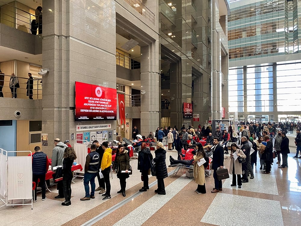 Çağlayan Adliyesi’nde Kan Bağış Noktası Kuruldu - 2