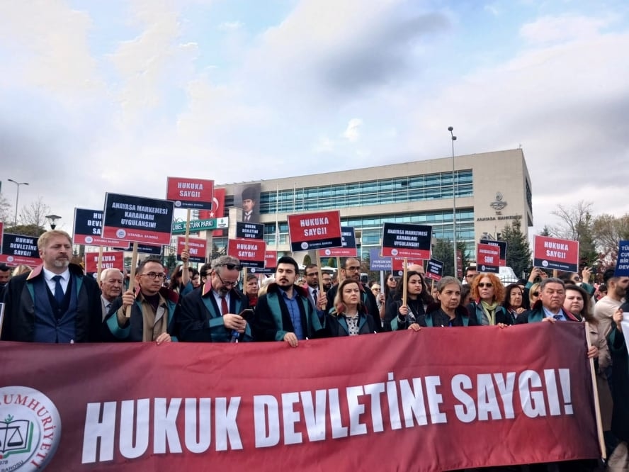 Ankara'da Bir Araya Gelen Baro Başkanları ve Meslektaşlarımız,Yargıtay Binasına Yürüdü - 1