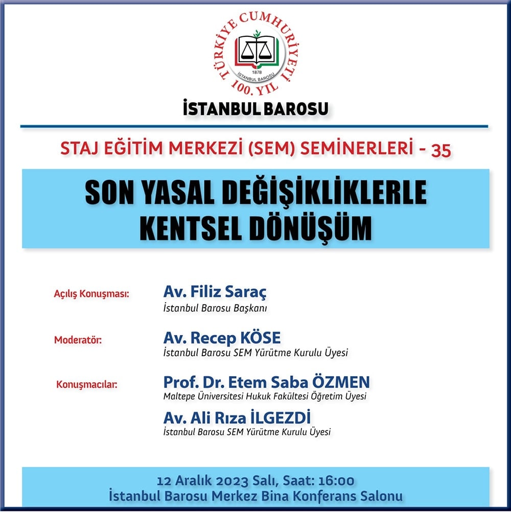 Son Yasal Değişikliklerle Kentsel Dönüşüm