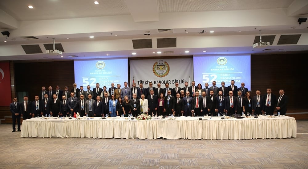 23 Eylül 2023 tarihli 52. Baro Başkanları Toplantısı Sonuç Bildirgesi